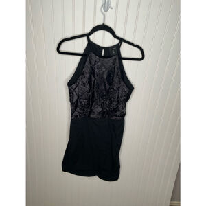 Maria Valentina Dress XS Black weave pattern